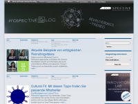 Screenshot des Blogs Prospective Blog