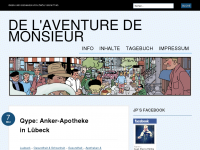 Screenshot des Blogs de l´aventure de monsieur
