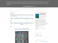 Screenshot des Blogs Strafprozesse und andere Ungereimtheiten