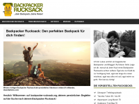 Screenshot des Blogs Der Rucksack auf abwegen