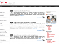 Screenshot des Blogs InternetTV Blog