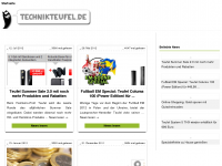 Screenshot des Blogs Technikteufel