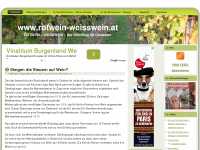 Screenshot des Blogs Rotwein-Weisswein