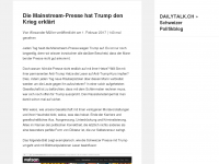 Screenshot des Blogs DailyTalk.ch – Schweizer Politikblog