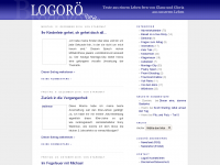 Screenshot des Blogs Logorö