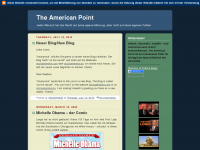 Screenshot des Blogs The American Point