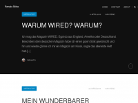 Screenshot des Blogs Mitra.ch