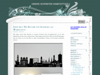 Screenshot des Blogs Wandtattoos Blog