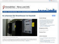 Screenshot des Blogs Immobilien-News und Info – immobilo.de