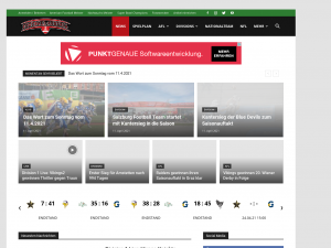 Screenshot des Blogs Football-Austria
