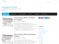 Screenshot des Blogs Singapur-Portal