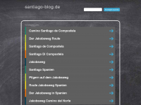 Screenshot des Blogs Santiago-Blog