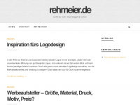 Screenshot des Blogs rehmeier.de