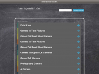 Screenshot des Blogs Narragonien – Satire aus dem Land der Narren