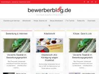 Screenshot des Blogs BewerberBlog