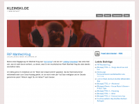 Screenshot des Blogs kleinski // what da fuzz?