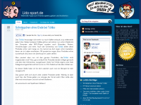 Screenshot des Blogs Udo-spart.de