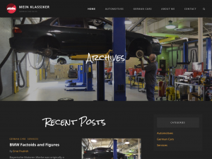 Screenshot des Blogs meinklassiker