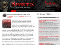 Screenshot des Blogs Spontis