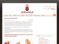 Screenshot des Blogs Mettsalat.de – Fleisch ist mein Salat