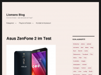 Screenshot des Blogs Liomans Blog