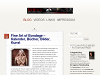 Screenshot des Blogs Fotoshooting Blog – Fotograf Rod Meier