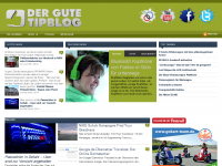 Screenshot des Blogs Der gute Tip Blog