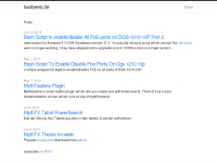 Screenshot des Blogs twobees.de