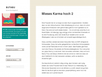 Screenshot des Blogs BUTABU – Sylvias Buchtagebuch