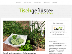 Screenshot des Blogs Endlichzuhause – Blog