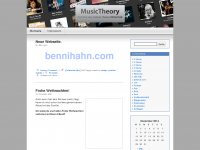 Screenshot des Blogs MusicTheory