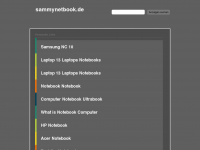 Screenshot des Blogs SammyNetbook Community