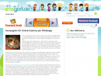 Screenshot des Blogs SMS Gott Blog