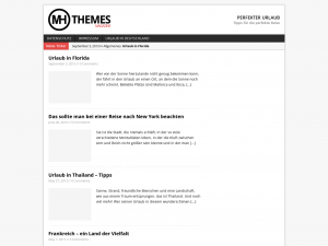 Screenshot des Blogs Ein perfekter Urlaub