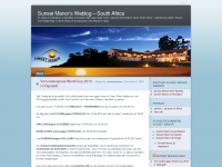 Screenshot des Blogs Newsblog of Sunset Manor Guest House South Africa