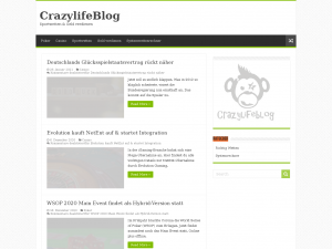 Screenshot des Blogs Crazylifeblog