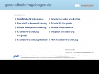 Screenshot des Blogs Gesundsein