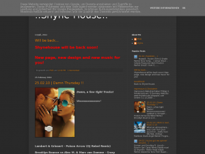Screenshot des Blogs Shyne.House