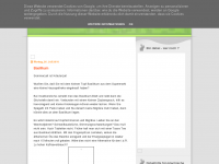 Screenshot des Blogs Gesundheit und Prävention