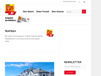 Screenshot des Blogs Wien spart