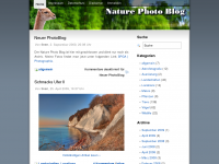 Screenshot des Blogs Nature Photo Blog
