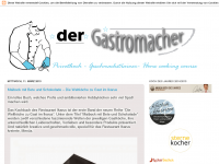 Screenshot des Blogs gastromacher.blogspot.com