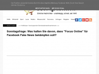 Screenshot des Blogs Der Postillon