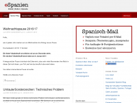 Screenshot des Blogs Spanien-Blog von eSpanien.de