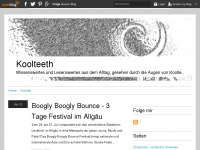 Screenshot des Blogs Koolteeth