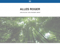 Screenshot des Blogs allesroger.net