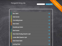 Screenshot des Blogs Freigeld Blog