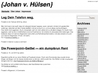 Screenshot des Blogs Kommunalpolitik in Ahrensburg und Stormarn