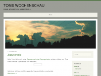 Screenshot des Blogs TOMS WOCHENSCHAU