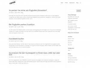Screenshot des Blogs Clever Pets Movie